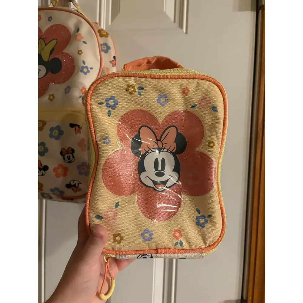 Disney Parks Minnie Mouse Kids Insulated Lunch Box and Backpack